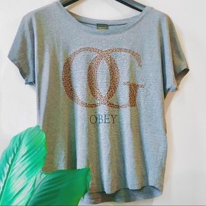 OBEY cheetah T-shirt